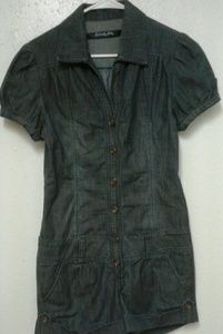 Celebrity Pink denim romper jumpsuit overalls